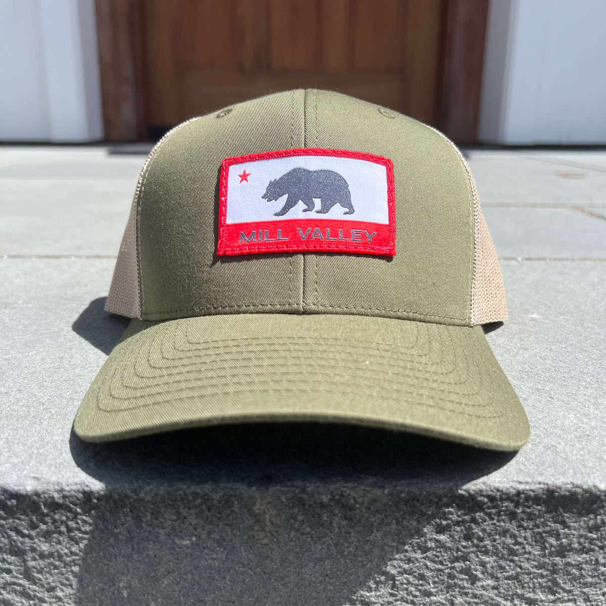 Mill Valley CA Flag Hat